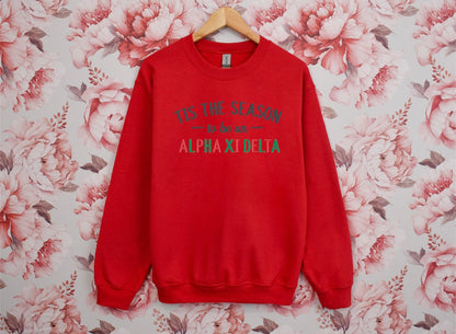 Tis the Season Sorority Crewneck Sweatshirt