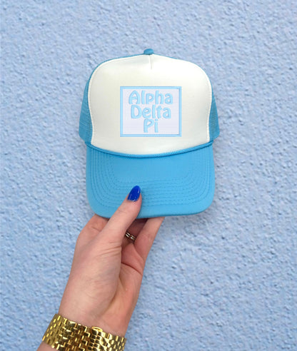 Sorority Embroidered Trucker Hat