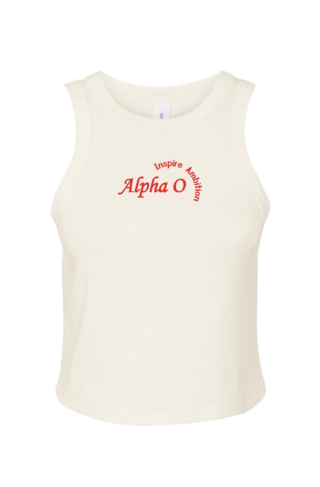 Embroidered Sorority Motto Tank Top