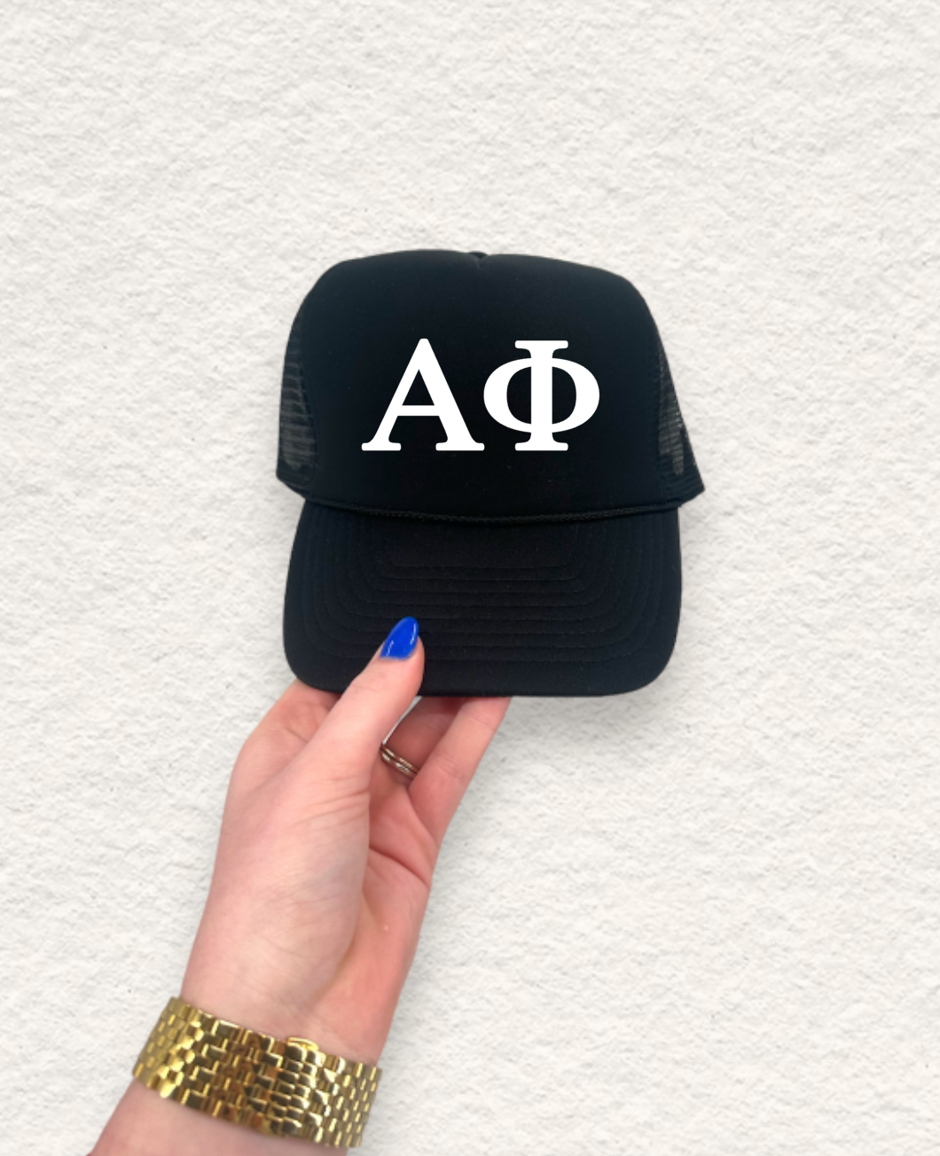 Sorority Letter Trucker Hat