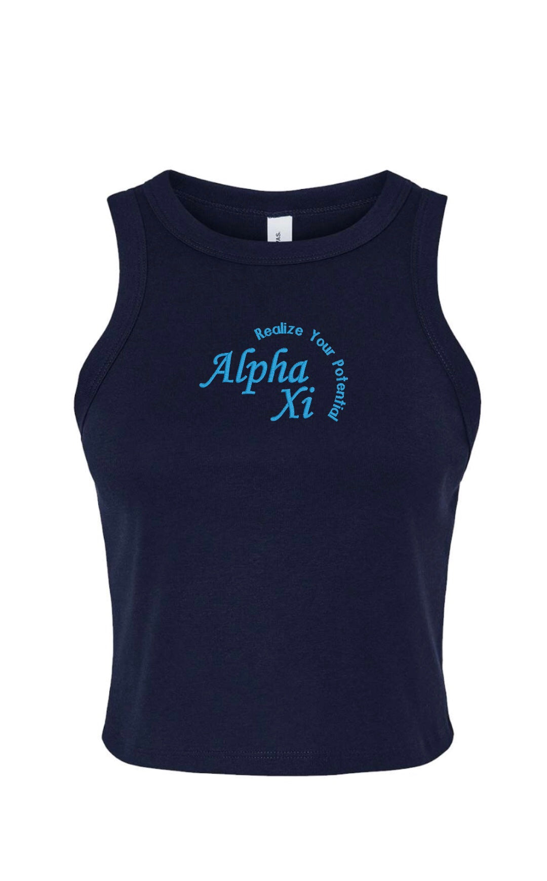 Embroidered Sorority Motto Tank Top