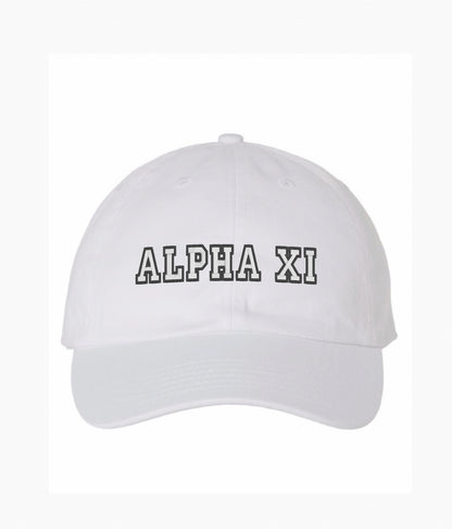 Block Letters Embroidered Hat