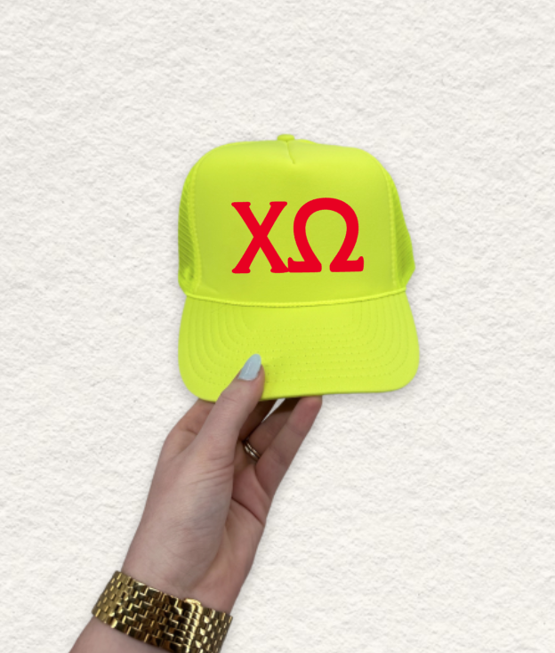 Sorority Letter Trucker Hat