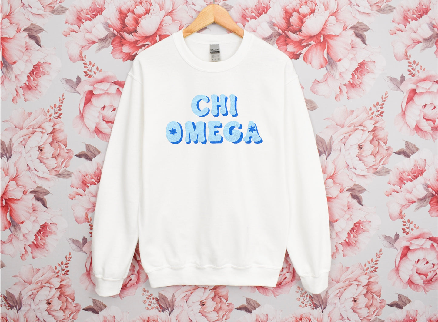 Groovy Blue Sorority Crewneck Sweatshirt