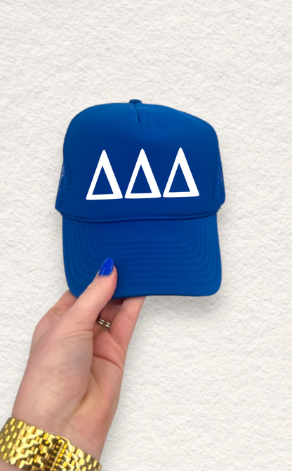 Sorority Letter Trucker Hat