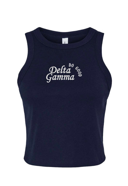 Embroidered Sorority Motto Tank Top