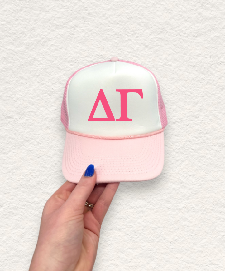 Sorority Letter Trucker Hat