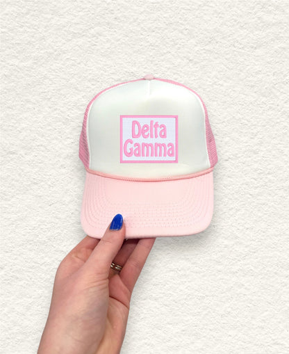 Sorority Embroidered Trucker Hat