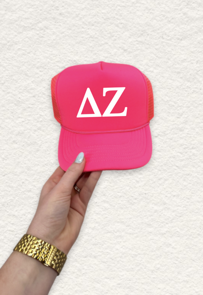 Sorority Letter Trucker Hat