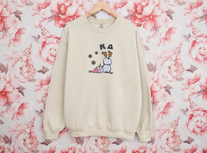 Snowman Sorority Crewneck Sweatshirt