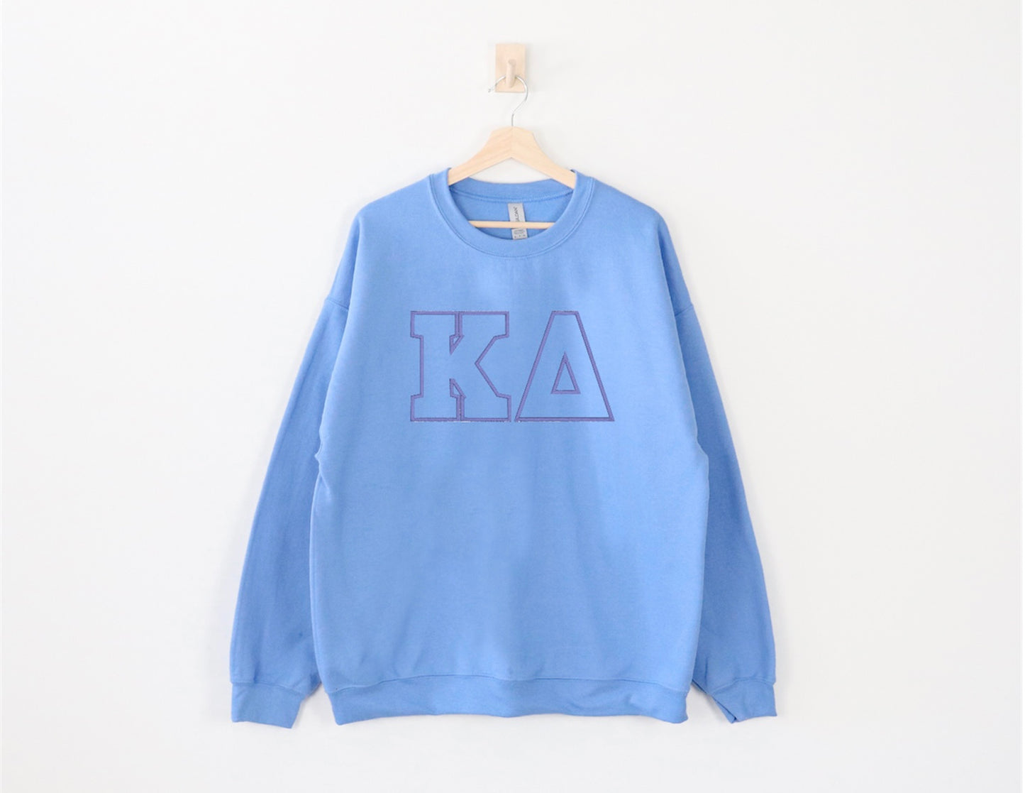 Sorority Letter Outline Crewneck Sweatshirt