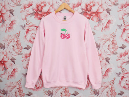 Disco Cherry Sorority Crewneck Sweatshirt