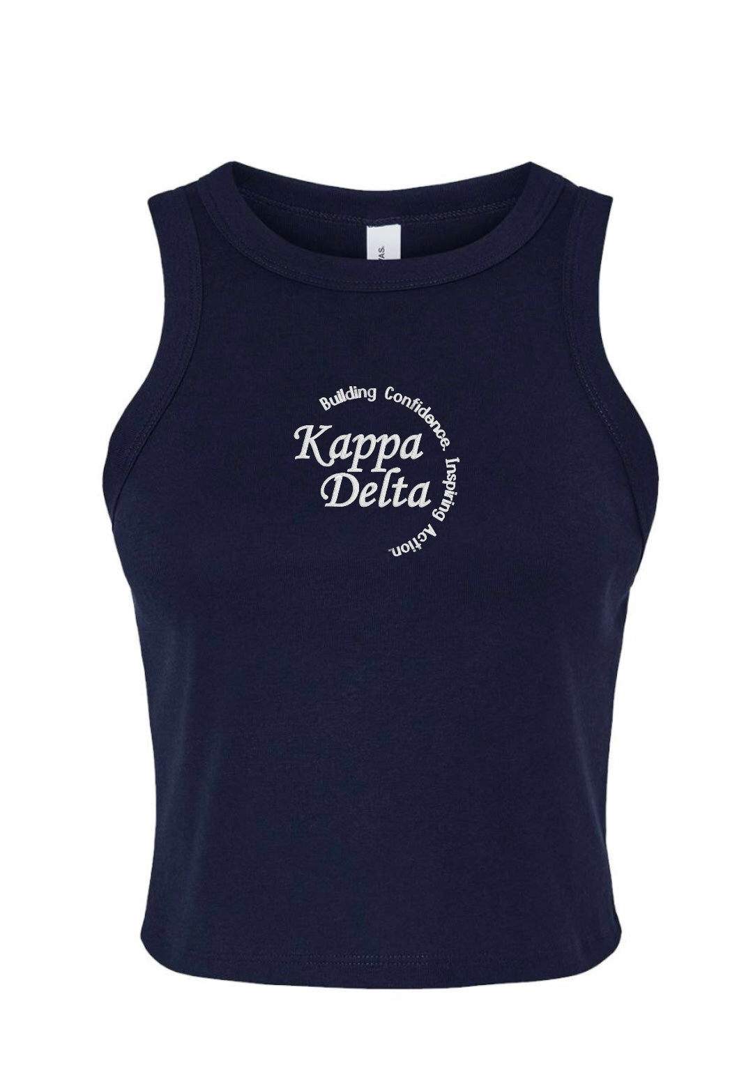 Embroidered Sorority Motto Tank Top