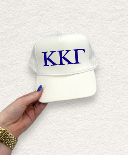 Sorority Letter Trucker Hat