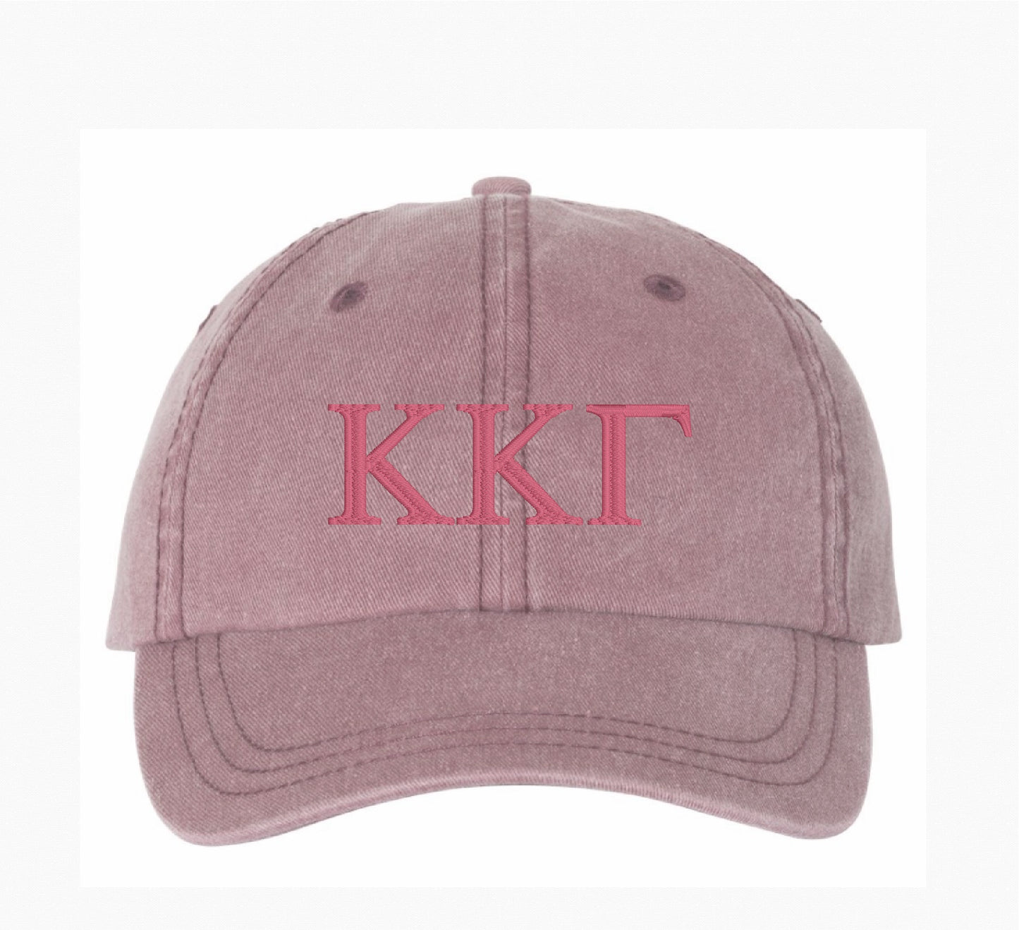 Greek Letters Embroidered Hat