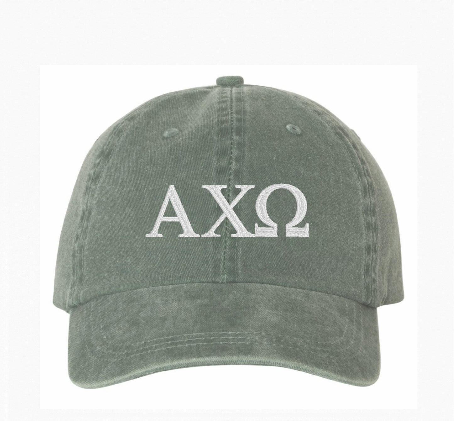 Greek Letters Embroidered Hat