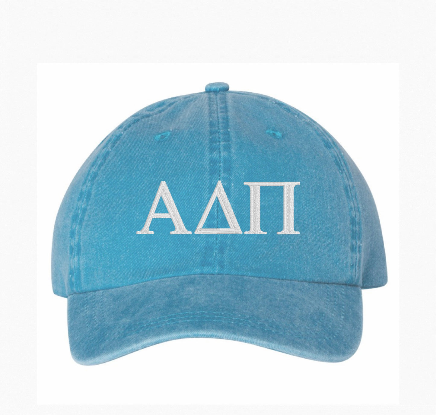 Greek Letters Embroidered Hat