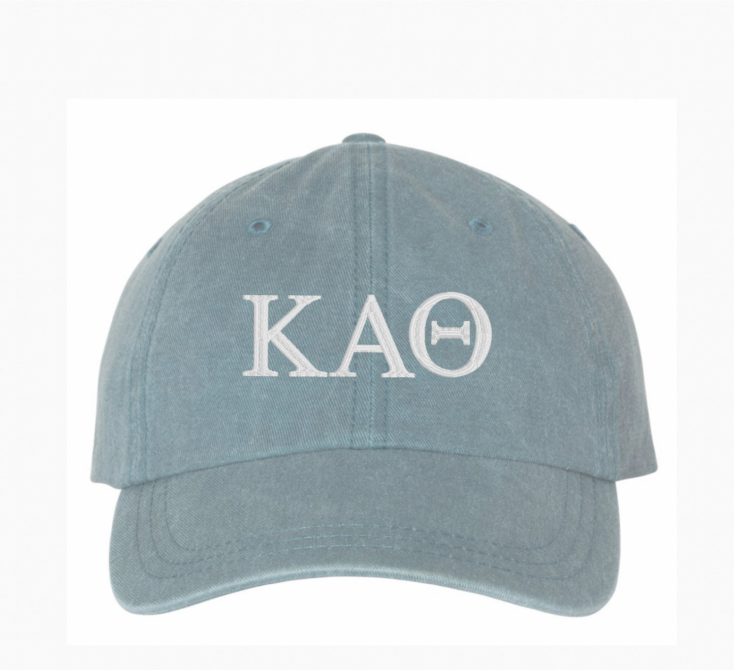 Greek Letters Embroidered Hat