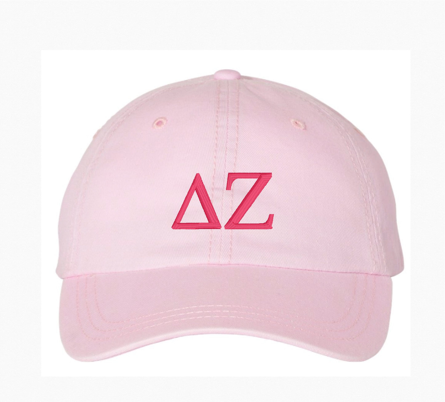 Greek Letters Embroidered Hat