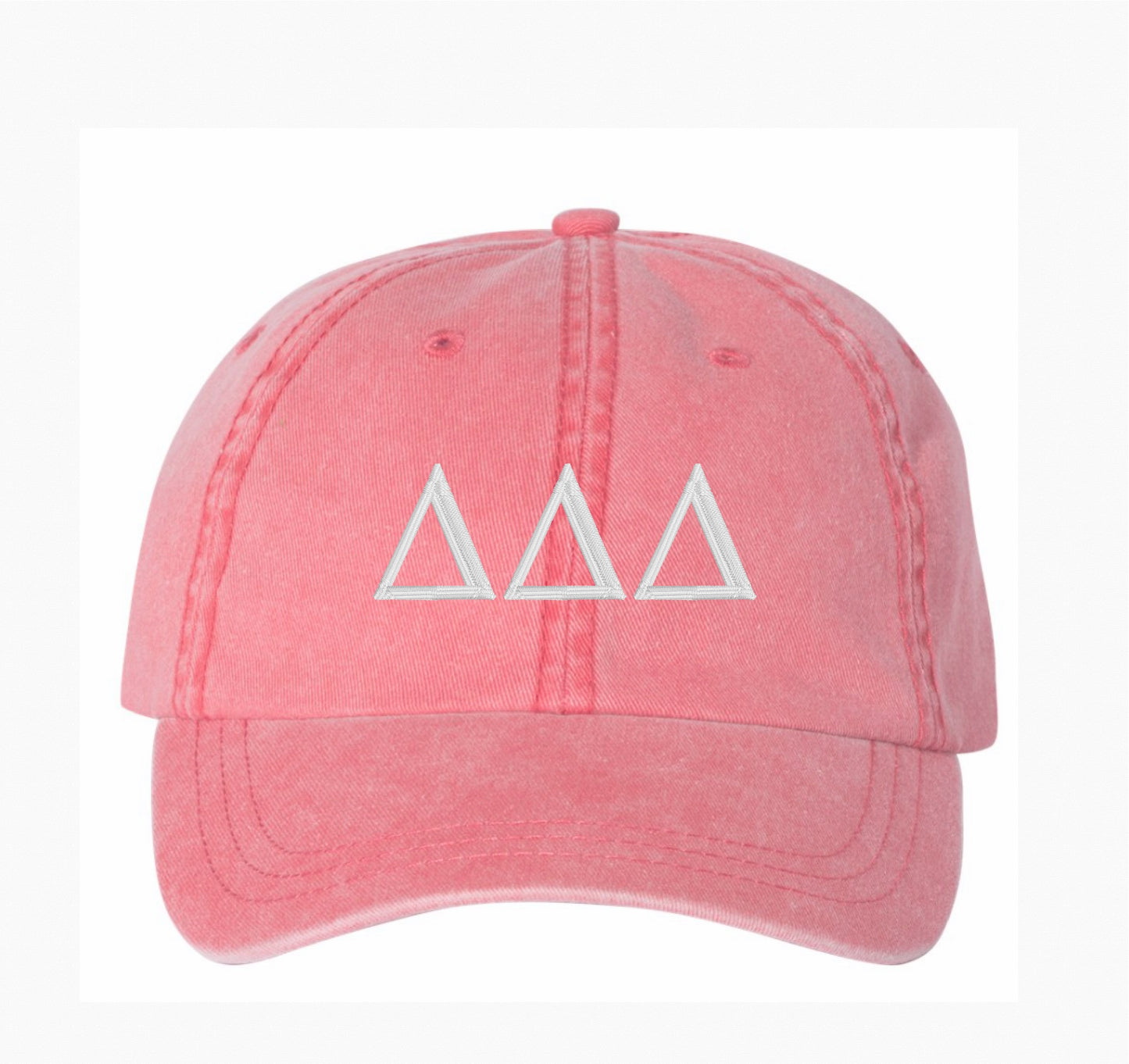 Greek Letters Embroidered Hat