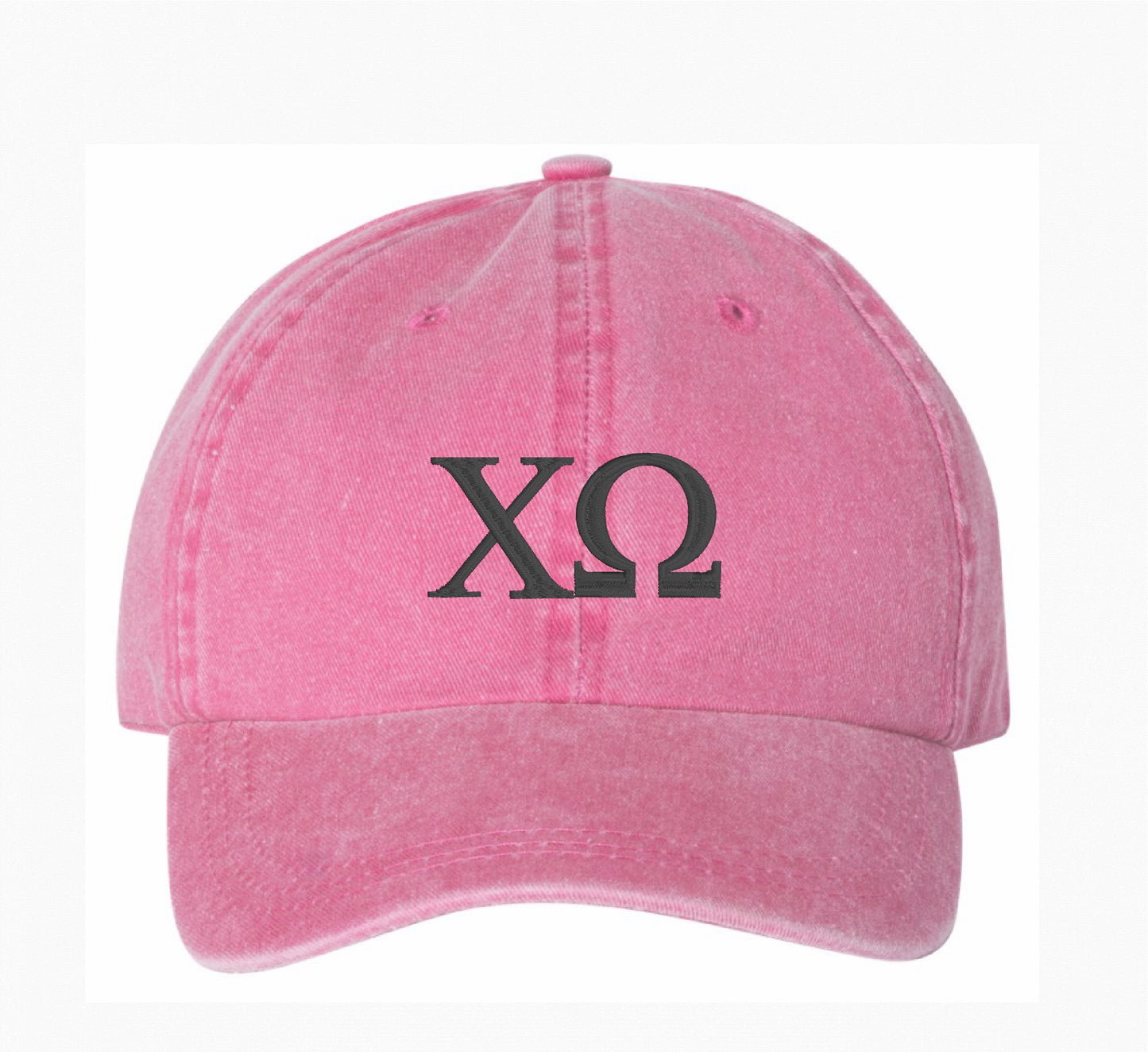 Greek Letters Embroidered Hat