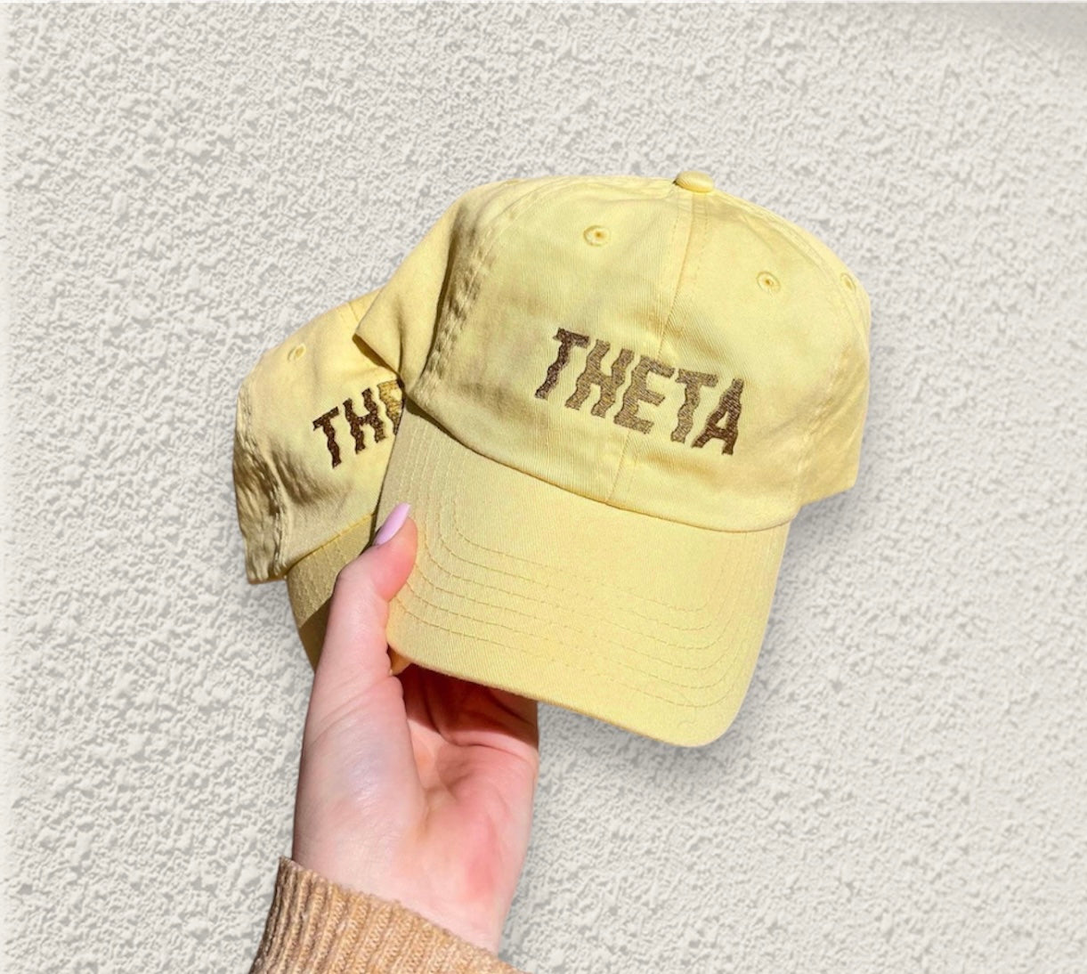 Wavy Embroidered Hat