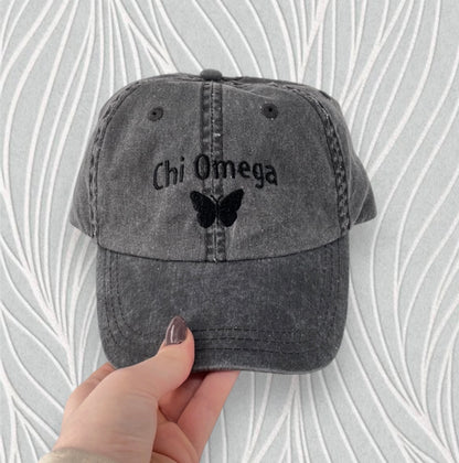 Butterfly Embroidered Hat