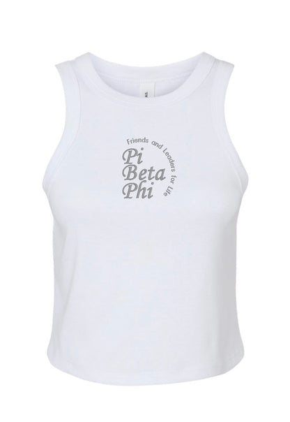 Embroidered Sorority Motto Tank Top