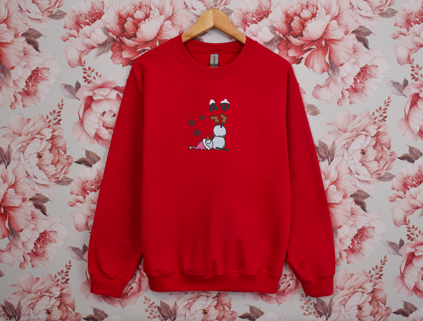 Snowman Sorority Crewneck Sweatshirt