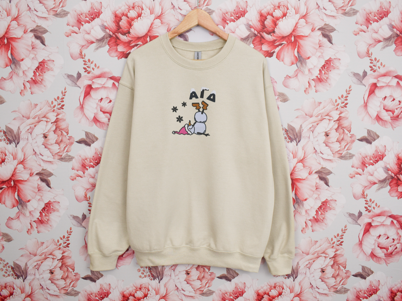 Snowman Sorority Crewneck Sweatshirt