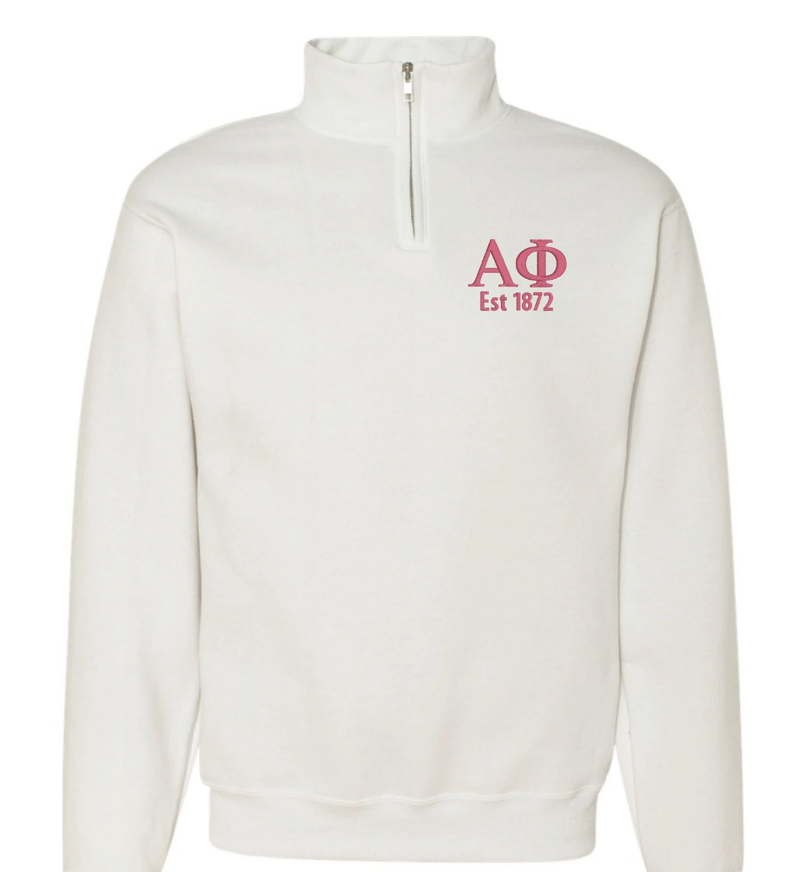 Sorority Quarter Zip Fleece Jacket with Year