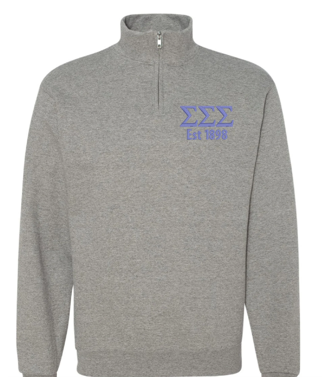 Sorority Quarter Zip Fleece Jacket with Year