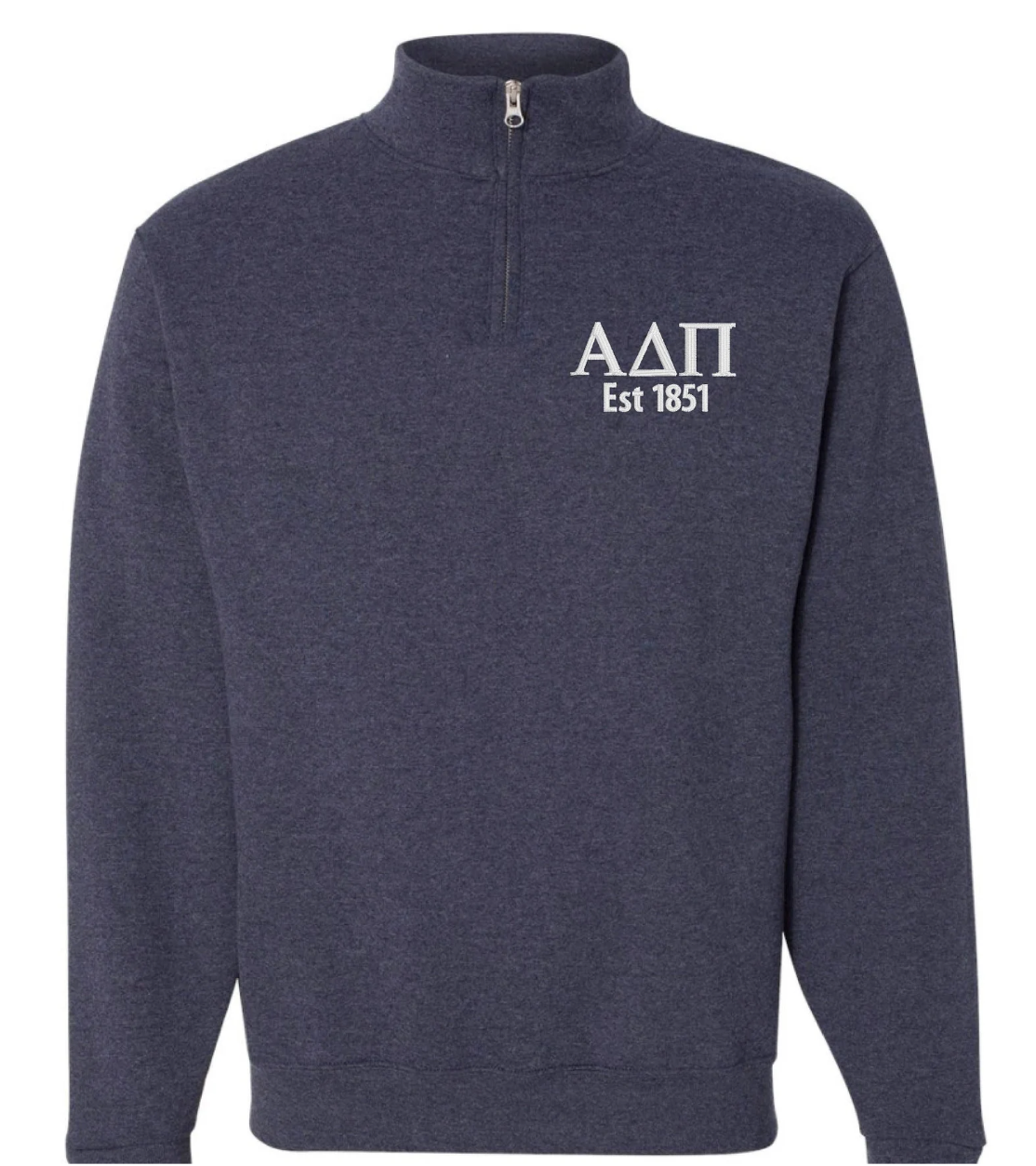 Sorority Quarter Zip Fleece Jacket with Year