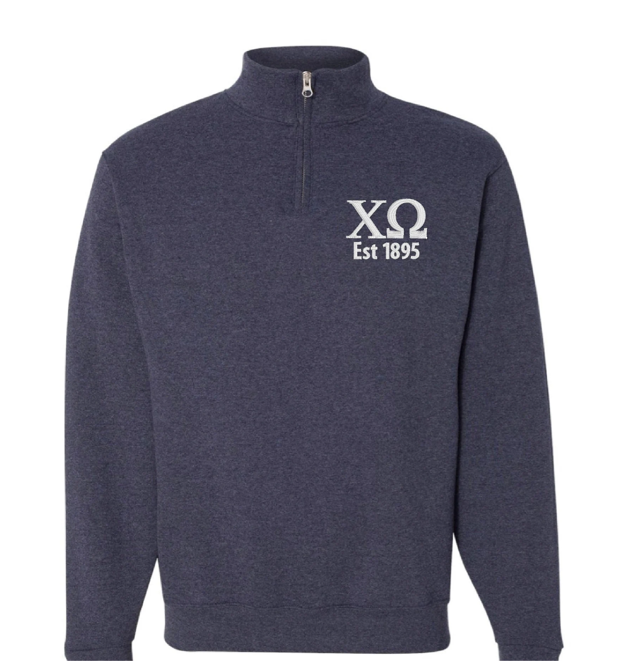 Sorority Quarter Zip Fleece Jacket with Year