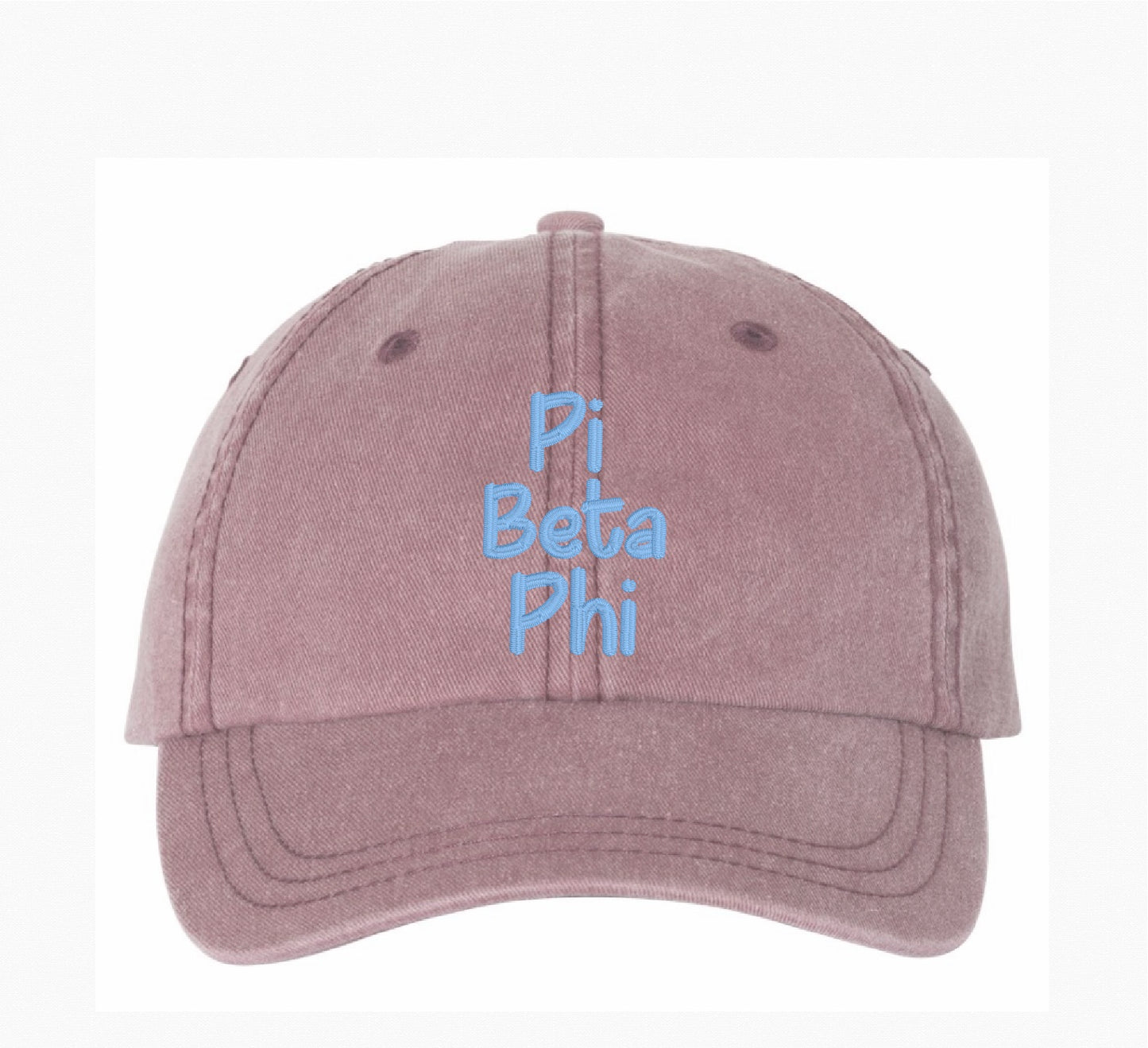 Bubble Letters Embroidered Hat