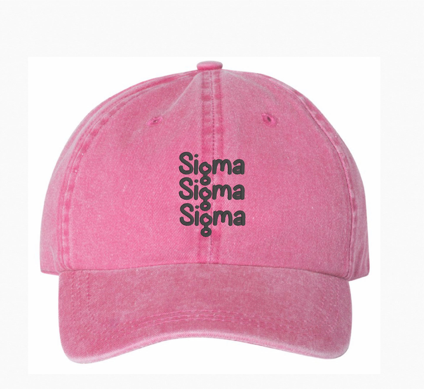 Bubble Letters Embroidered Hat