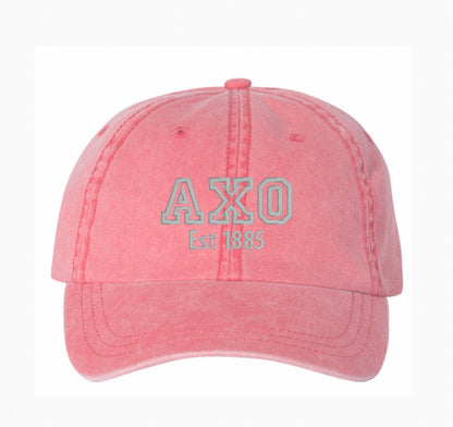 Varsity Letters Embroidered Hat